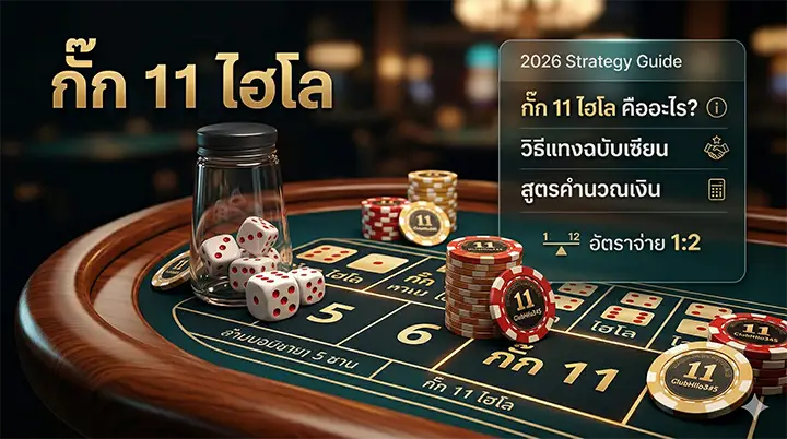 กั๊ก 11 ไฮโล คืออะไร วิธีเล่นฉบับเซียน พร้อมสูตรคำนวณ