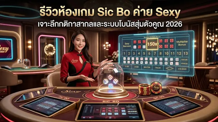 รีวิวห้องเกมส์ sic bo ค่าย sexy เจาะลึกกติกาสากล