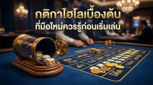 กติกาไฮโลเบื้องต้นแสดงช่องเดิมพันทุกประเภท