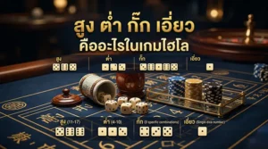 ช่องเดิมพันสูง ต่ำ กั๊ก เอี่ยว ในเกมไฮโลออนไลน์