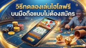 หน้าจอเดโมไฮโลมือถือสำหรับทดลองเล่นไฮโลฟรีแบบไม่ต้องสมัคร