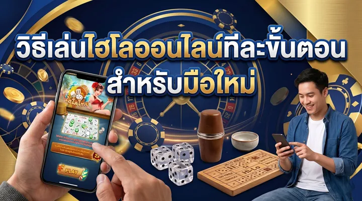 วิธีเล่นไฮโลออนไลน์ทีละขั้นตอนสำหรับมือใหม่ 
