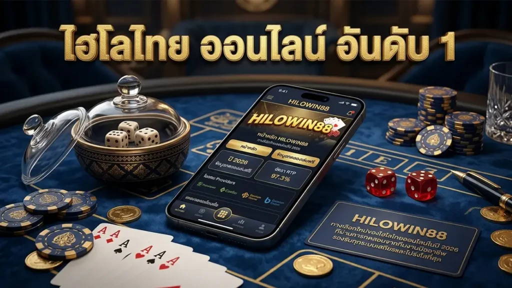 ไฮโลไทย ออนไลน์ อันดับ 1 หน้าเว็บ HILOWIN88 บนมือถือ พร้อมอุปกรณ์ไฮโลและโต๊ะคาสิโน