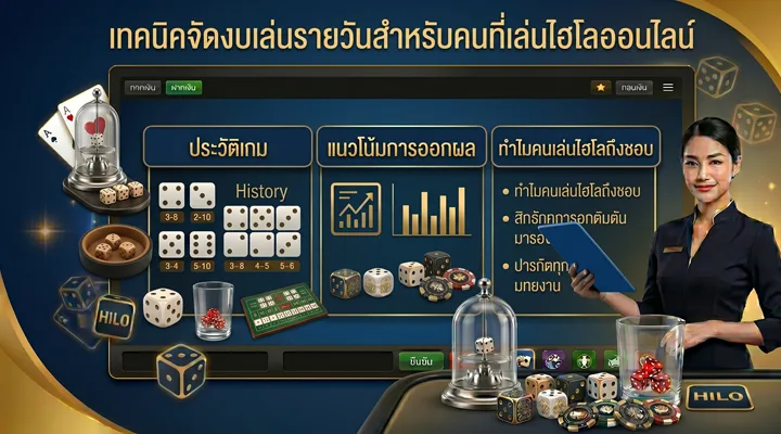 ผู้เล่นกำลังกำหนดงบเล่นไฮโลรายวันเพื่อบริหารทุนไฮโลให้เป็นระบบ