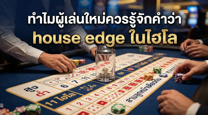 อธิบาย house edge ไฮโล และความสัมพันธ์กับตารางจ่ายไฮโลสำหรับผู้เล่นใหม่